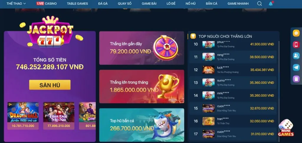 Thế giới Nổ Hũ qh888 app
